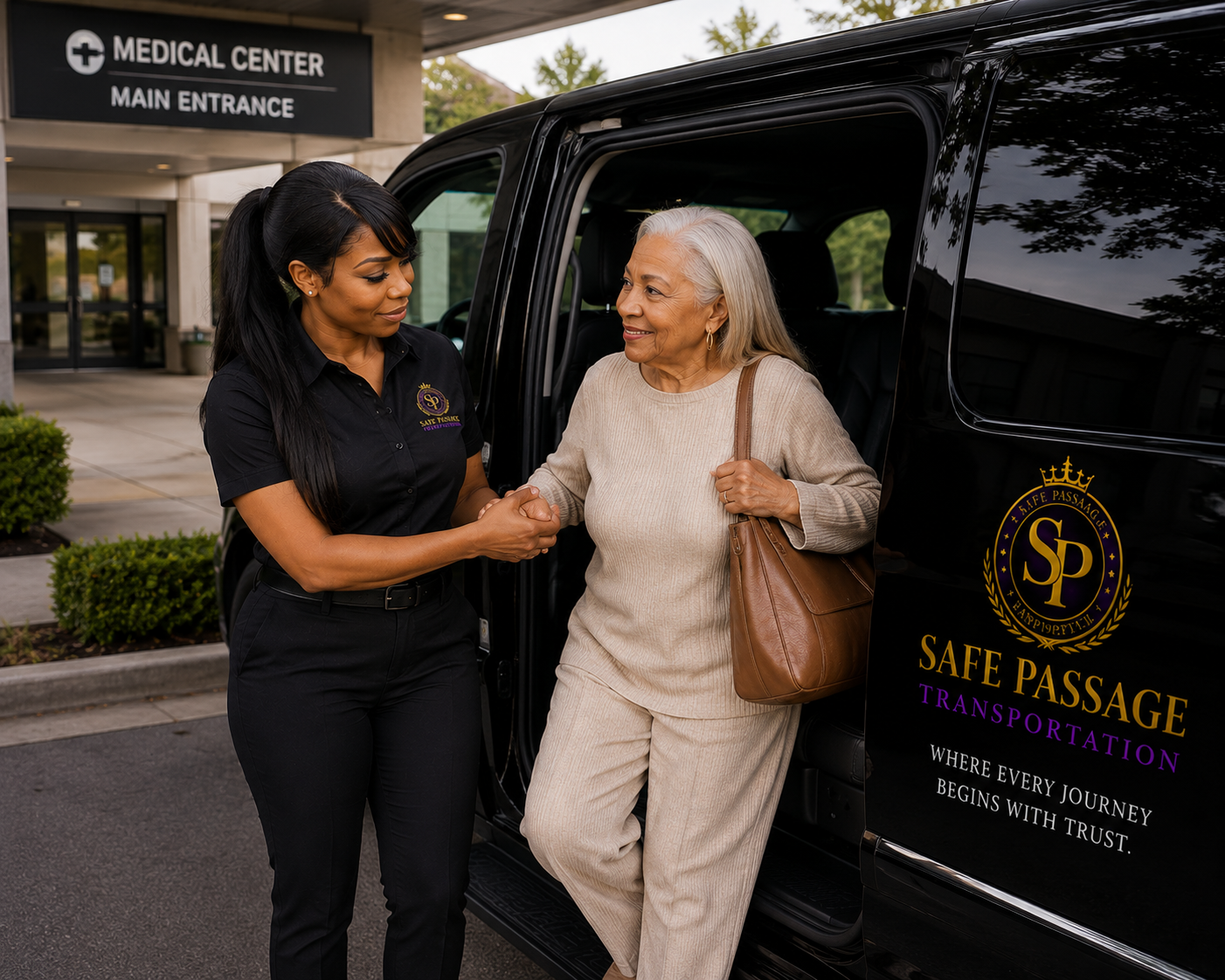 Medical appointment transportation – Safe Passage Transportation